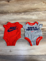 Nike 2pk Have A Nike Day Bodysuit Set Grey sz Newborn