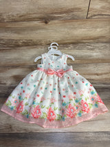 NWoT Nannette Baby Floral Dress & Bloomers White sz 6-9m - Me n Mommy To Be