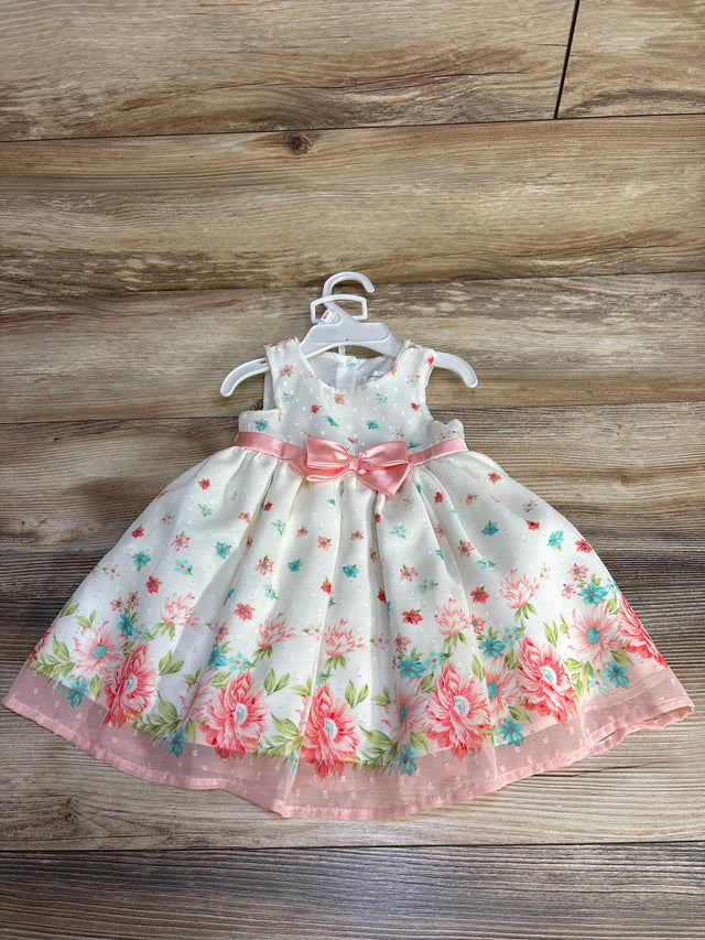 NWoT Nannette Baby Floral Dress & Bloomers White sz 6-9m - Me n Mommy To Be