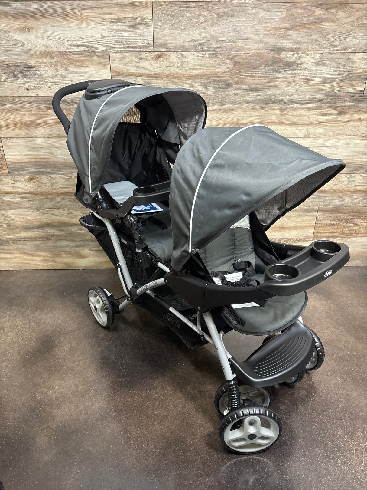 NEW Graco DuoGlider Click Connect Double Stroller in Glacier