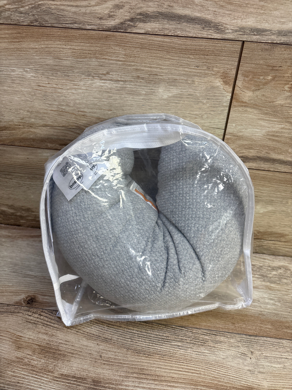 NEW Boppy Anywhere Travel Nursing Pillow Grey