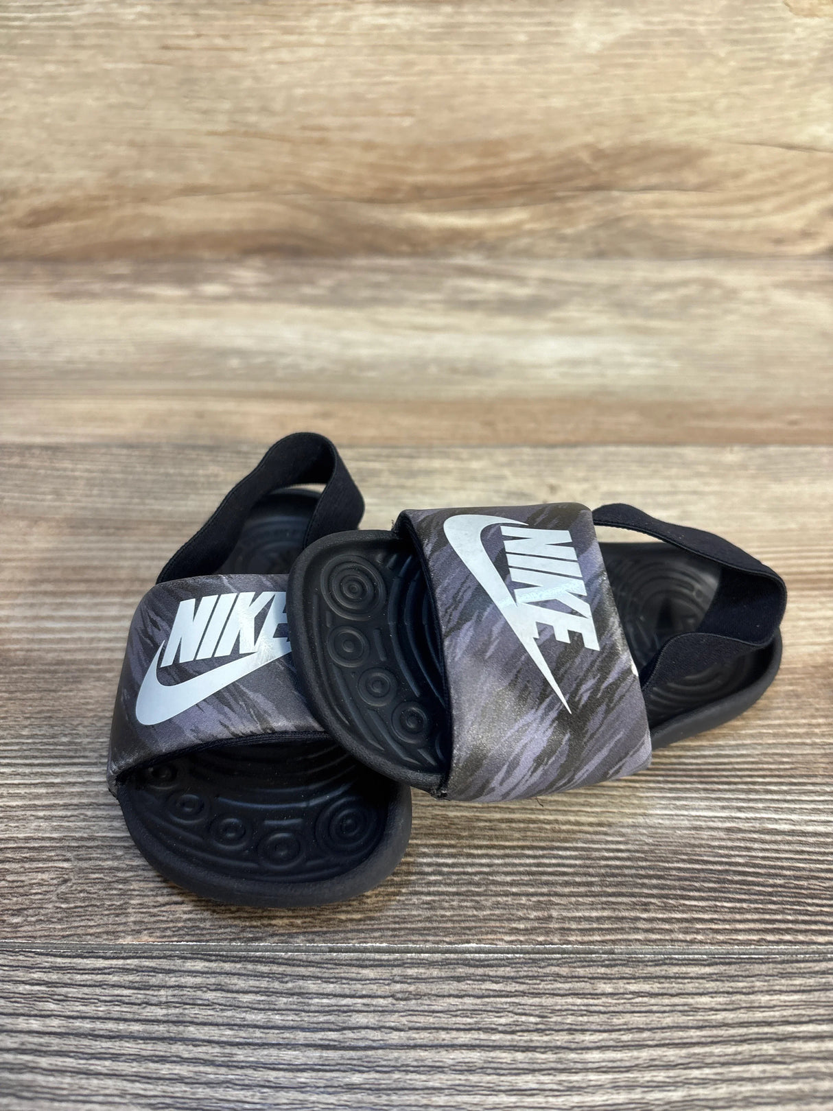 Nike Kawa Slide SE TD 'Black Camo' Sandals sz 6c