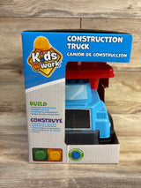 NEW Kids Work Building Blocks Dump Truck Construction Set 10pc