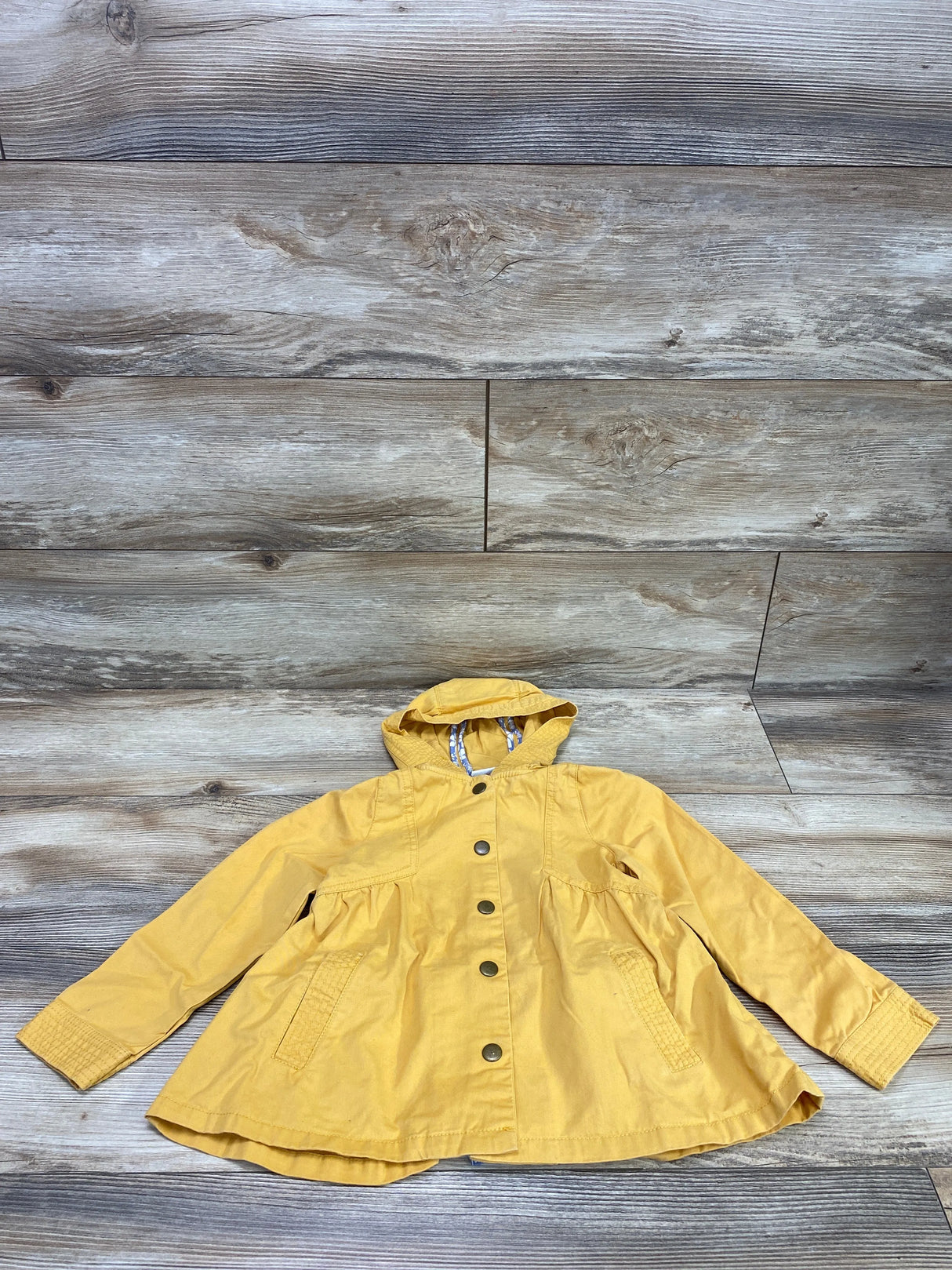 Rachel Zoe Hooded Jacket Yellow sz 4T