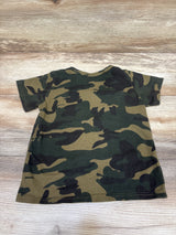 Straight Outta Timeout Camo Shirt Green sz 3-4T