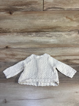 Baby Gap Knit Button-Up Cardigan Ivory sz 0-3m