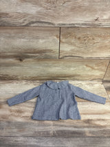 Zara Ruffle Collar Sweater Grey sz 6-9m