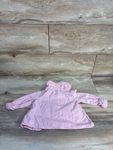 Baby Gap Denim Henley Top Pink sz 6-12m