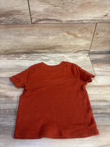 Wonder Nation Long Sleeve Waffle Knit Shirt Rust sz 3T