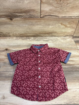 Ben Sherman Button Up Shirt Red sz 2T