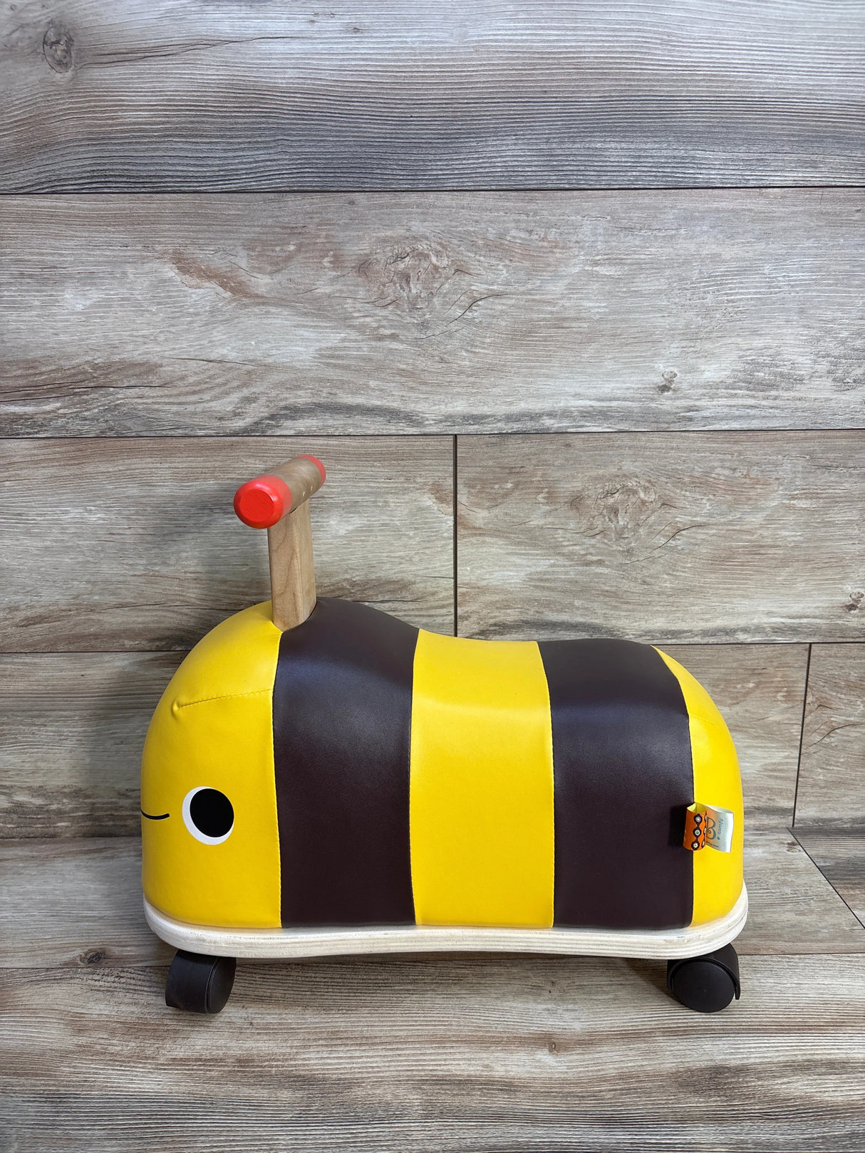 B. Toys Wooden Bee Ride-On, Boom Buggy