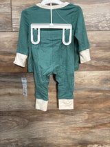 NEW Cat & Jack 2pc Ribbed Shirt & Pants Set Green sz 3-6m