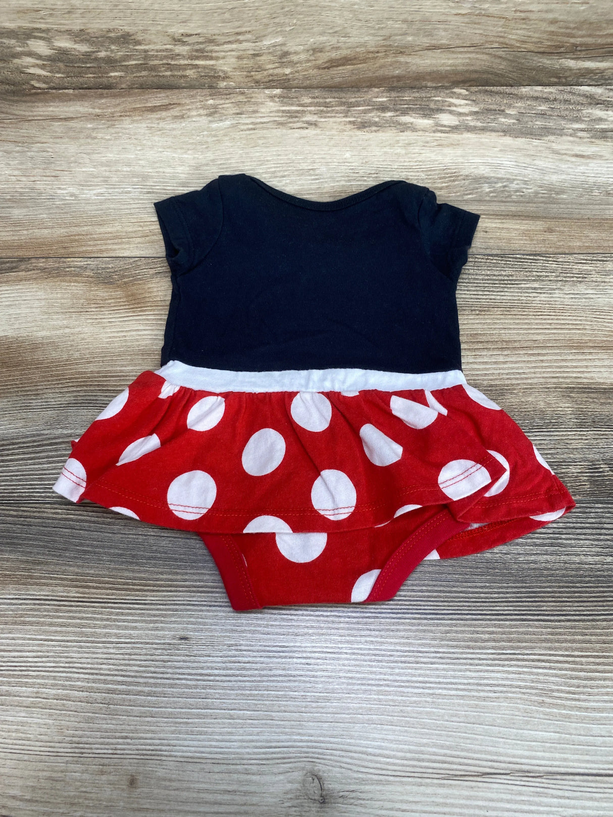 Disney Minnie Mouse Skirted Bodysuit Black sz 3m