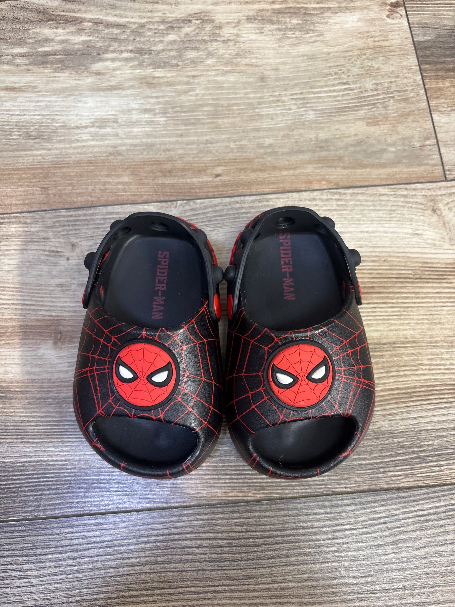 Ground Up Spiderman Clogs Black sz 5c
