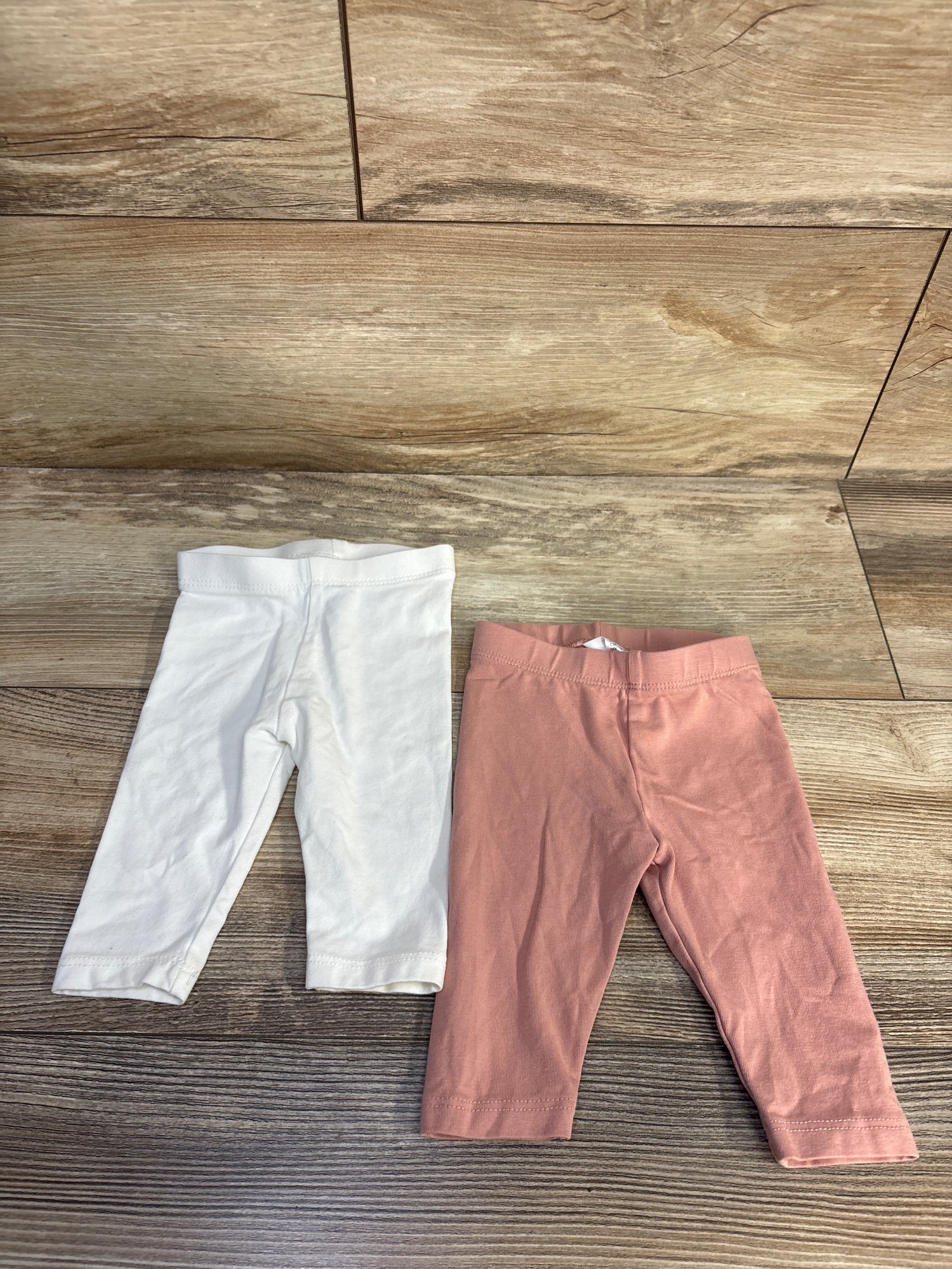 H&M Organic 2pk Pants Pink sz Newborn