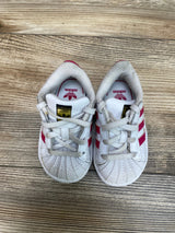 Adidas Superstar Sneakers White/Pink sz 5c