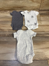 Child Of Mine 3pk Bodysuits Grey sz Preemie