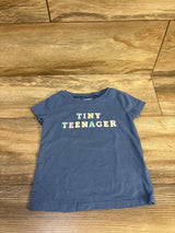 OshKosh Tiny Teenager Shirt Blue sz 2T