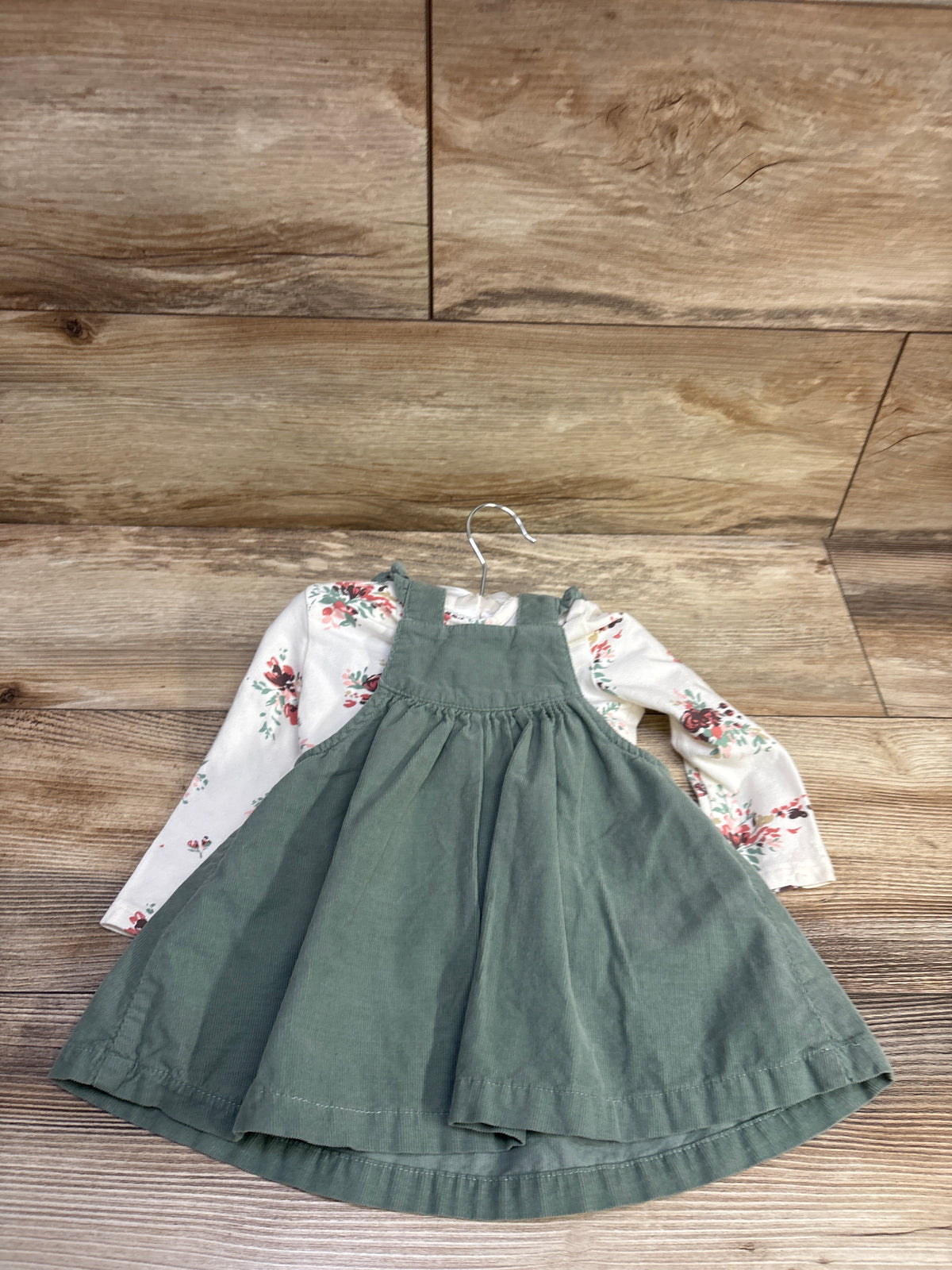 Cupcakes & Cashmere 3pc Shirt, Skirtall, & Socks Set White sz 6-9m
