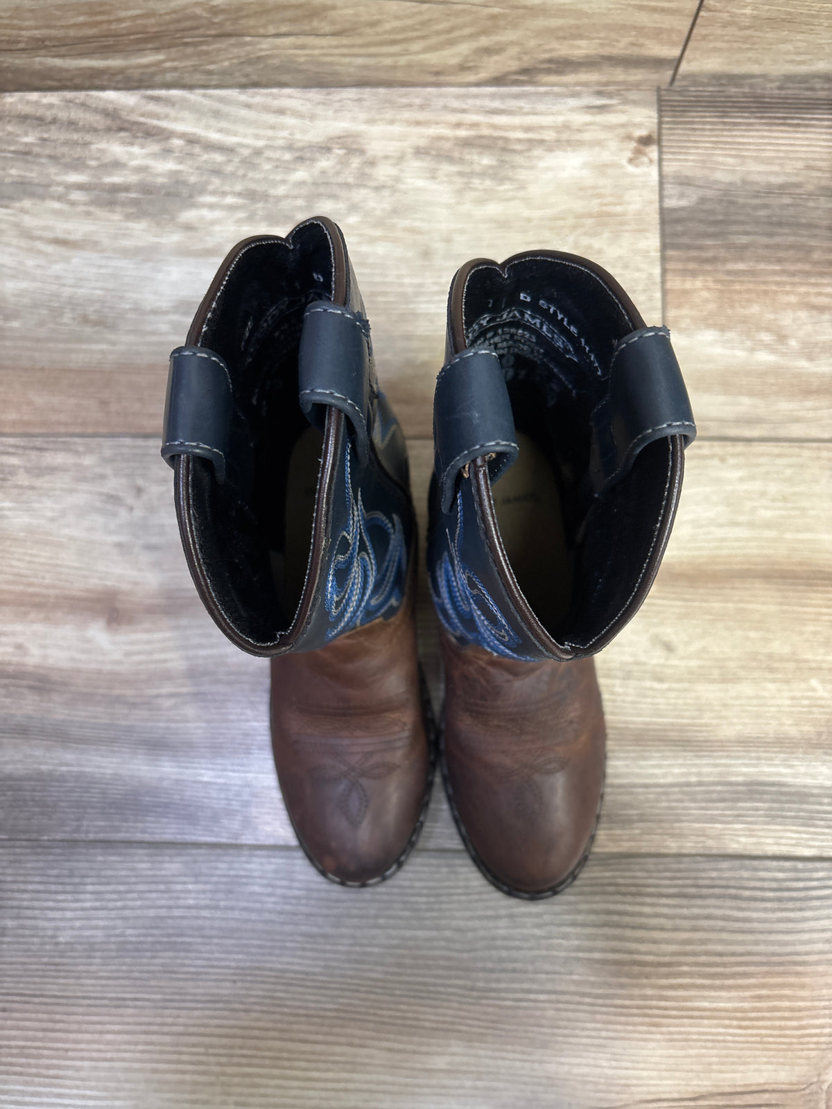 Cody James Holt Two-Tone Embroidered Western Boots Brown sz 11c