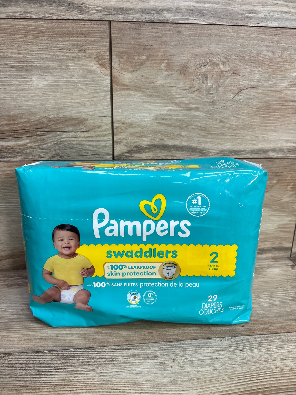 NEW Pampers Swaddlers Diapers, Size 2 29ct.