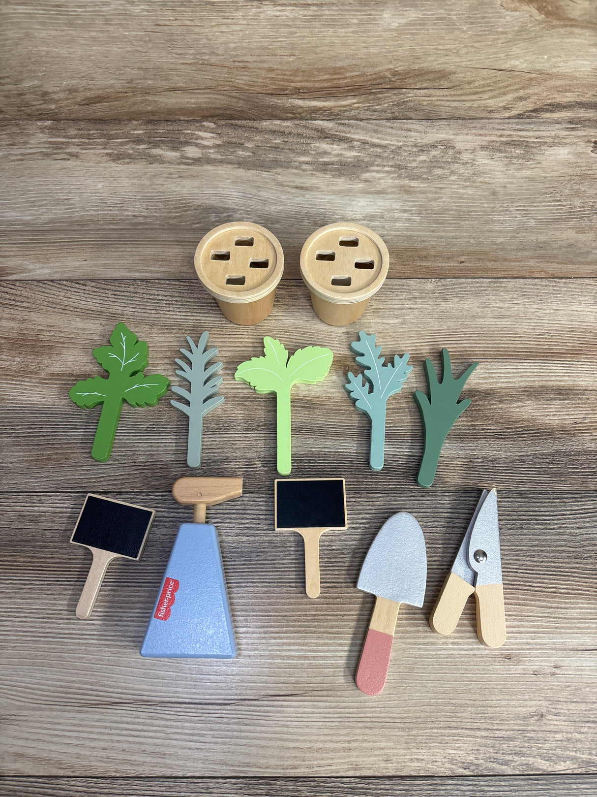 Fisher-Price Wooden Herb Garden & Tools Set 12pc