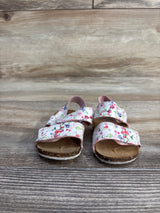Wonder Nation Floral Sandals White sz 2c