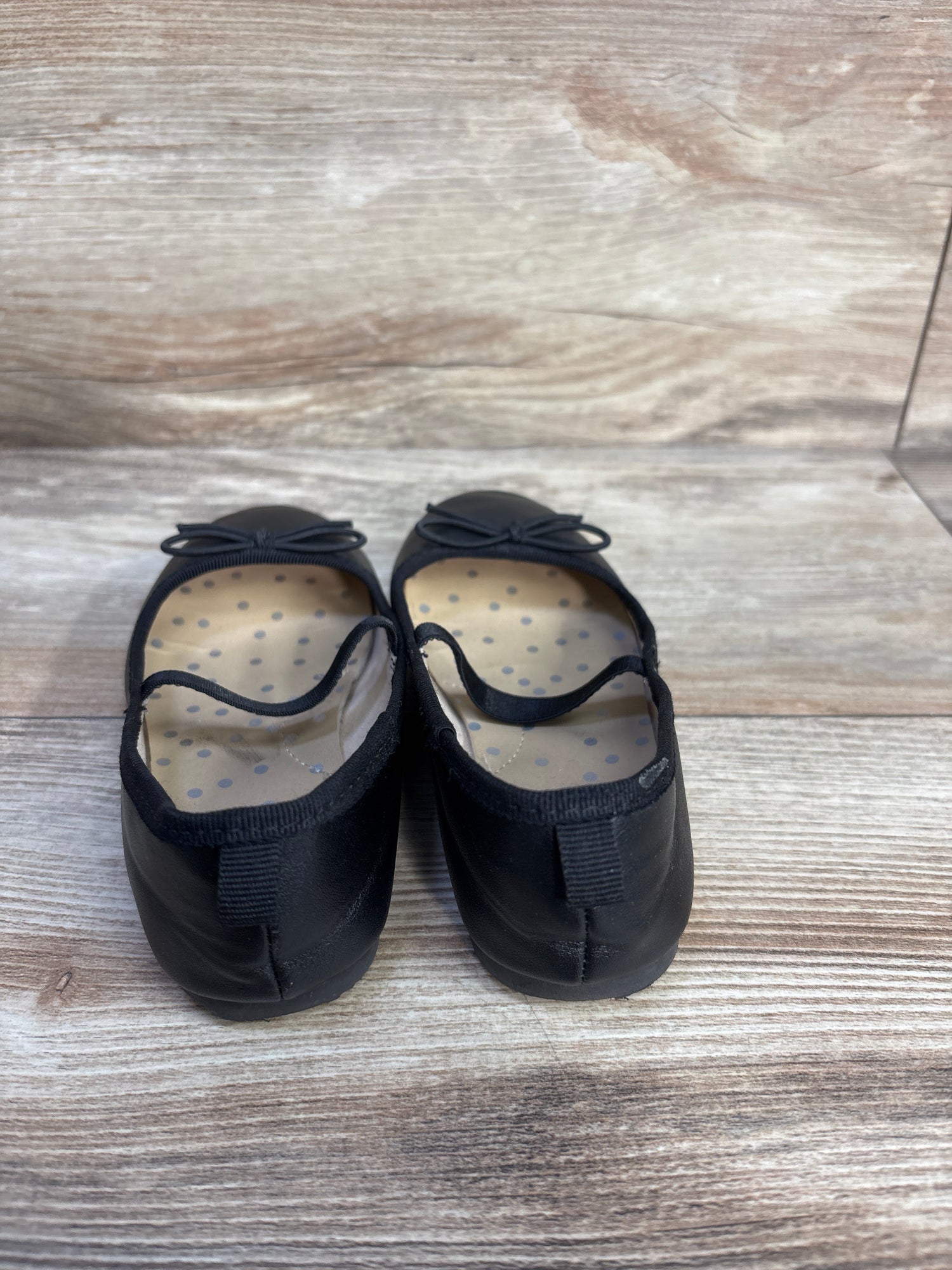 Cat & Jack Nora Slip-On Ballet Flats Black sz 10c