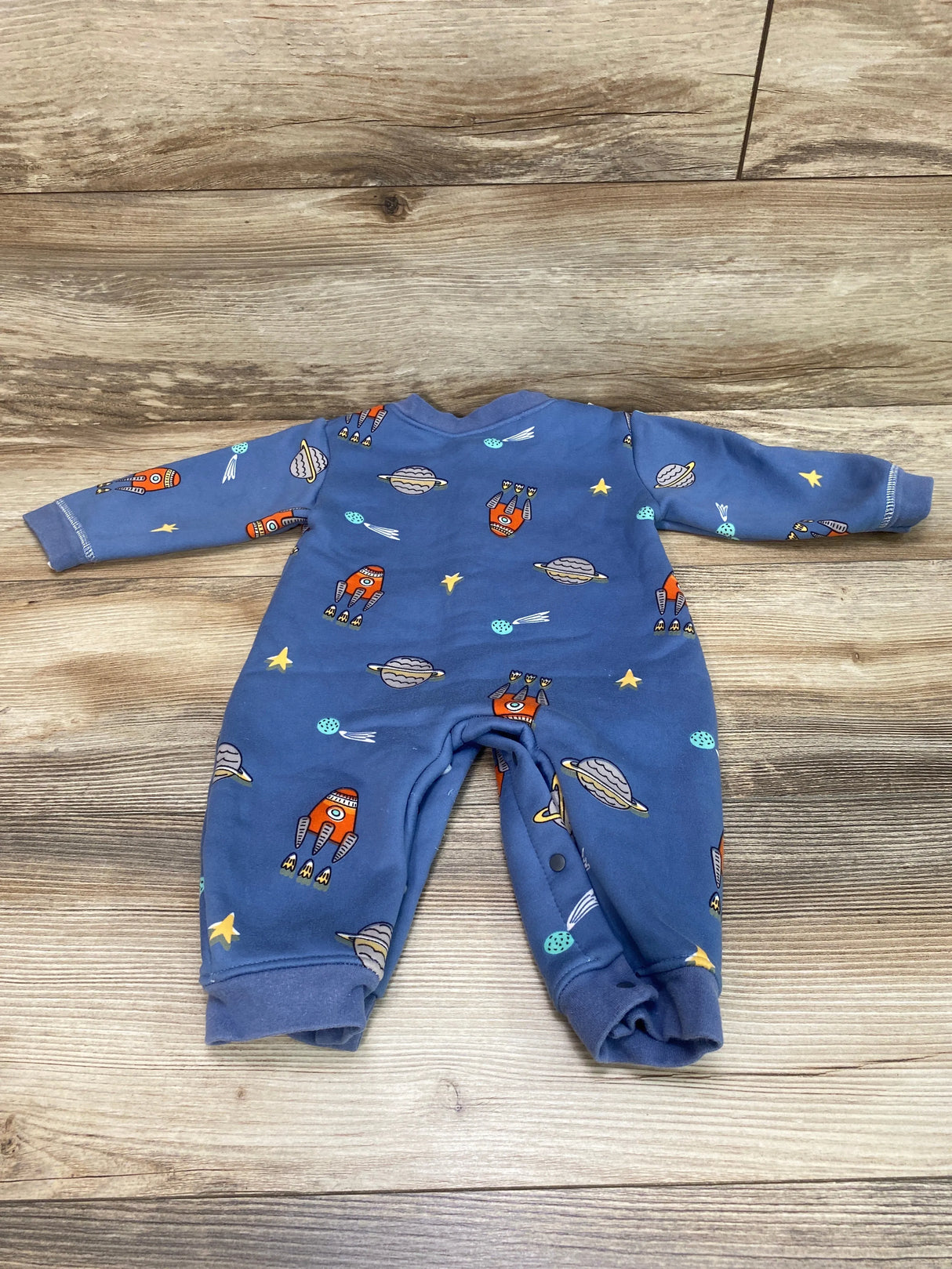 Space Fleece Coverall Blue sz 6m