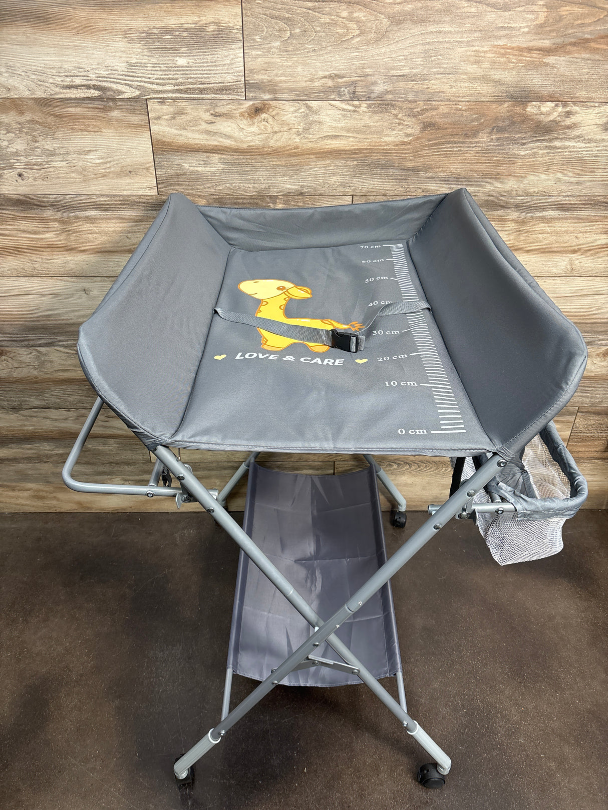 Foldable Baby Changing Table with Storage