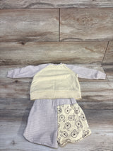 Disney Winnie The Pooh 2pc Sweatshirt & Shorts Set Yellow sz 18m