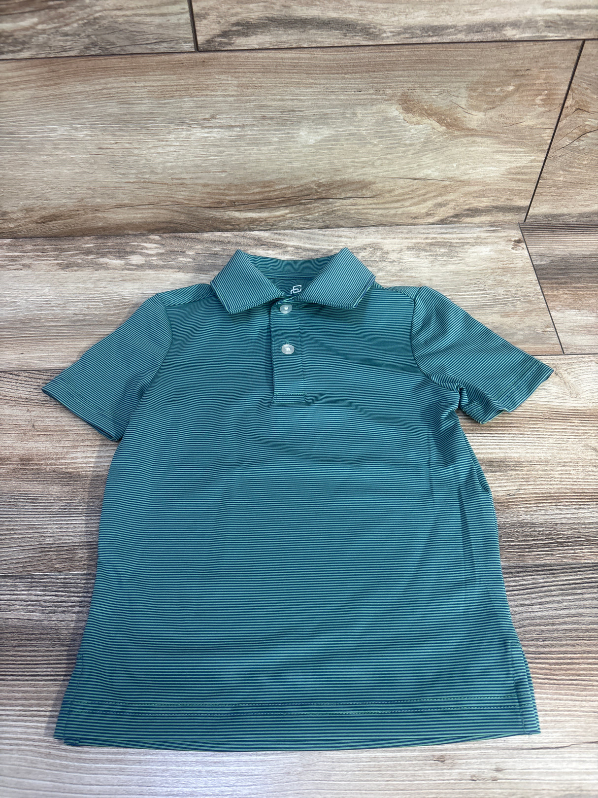 Class Club Stripe Synthetic Polo Green sz 2/3