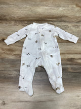 Carter's Farm Animals Sleeper White sz 3m