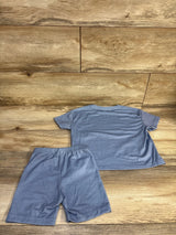 Shein 2pc Daddy's Girl Shirt & Shorts Set Blue sz 4T