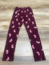 Bow Print Pants Purple sz 4-5T