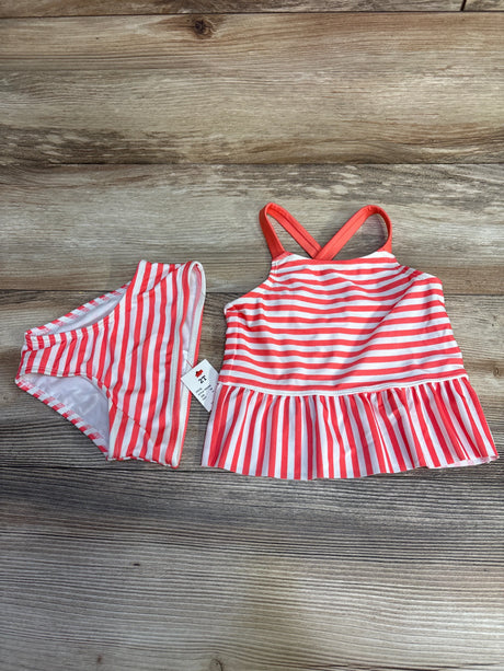 NEW Cat & Jack 2pc Striped Swimsuit Set Pink sz 2T - Me n Mommy To Be