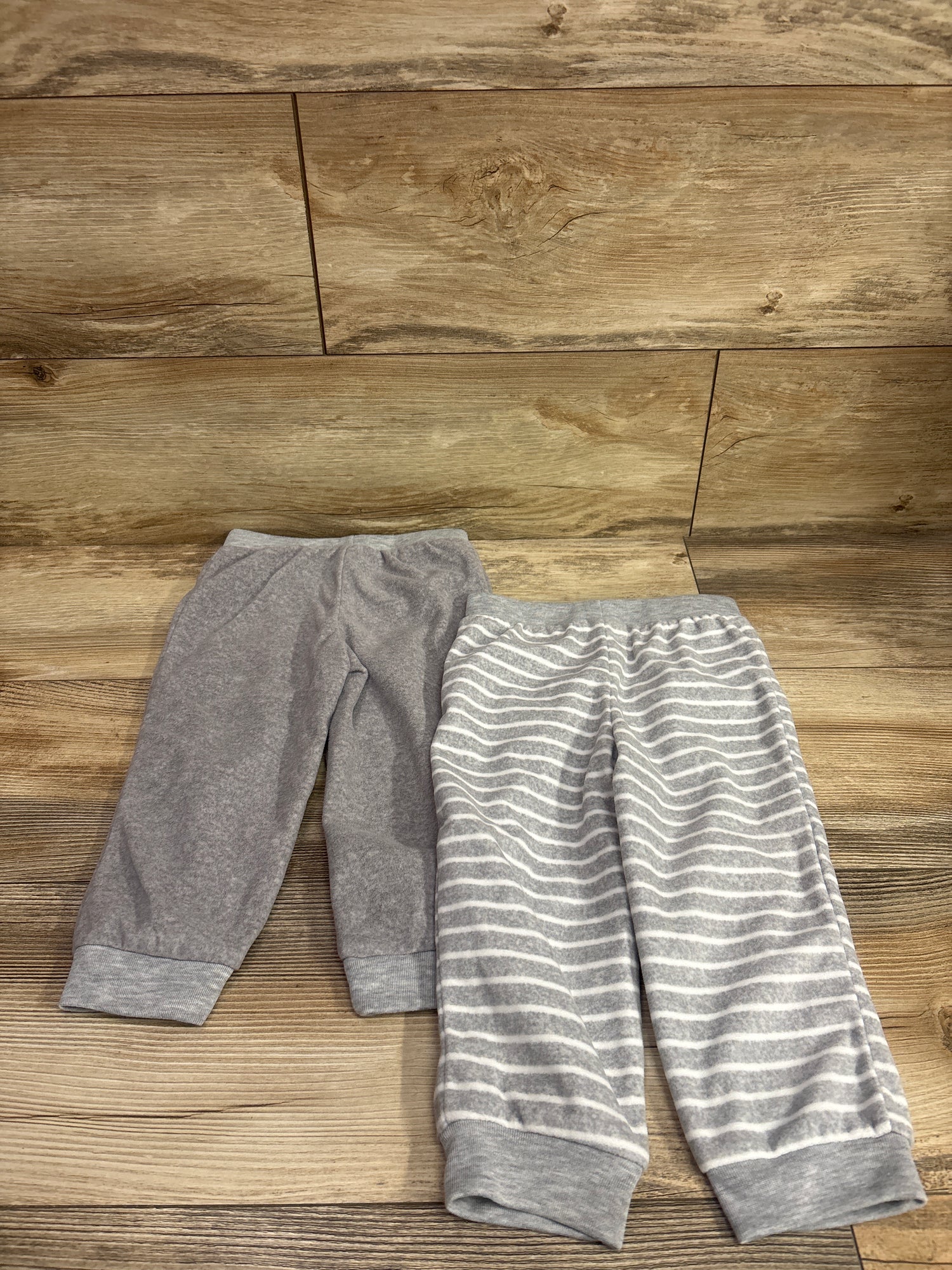 Simple Joys 2pk Fleece Joggers Grey sz 24m