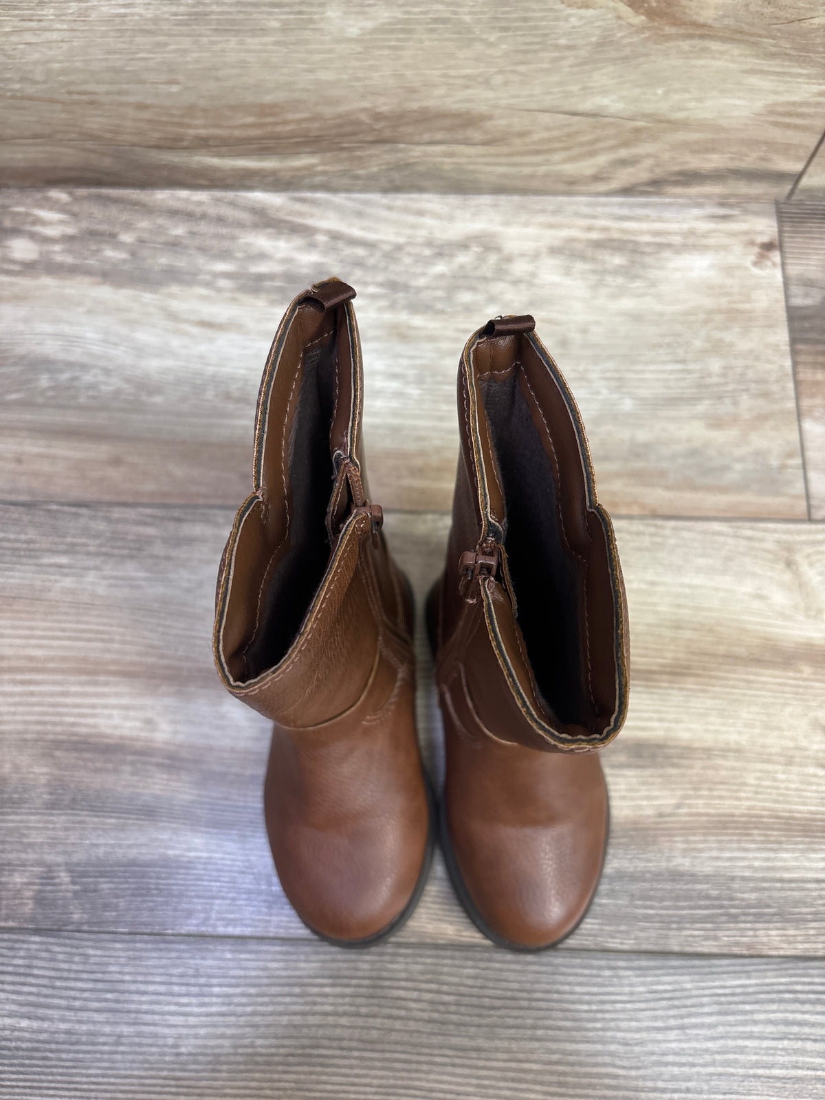 OshKosh Lumi Mid-Calf Riding Boots Brown sz 7c