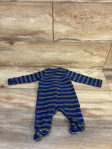 Carter's Striped Sleeper Blue sz Newborn