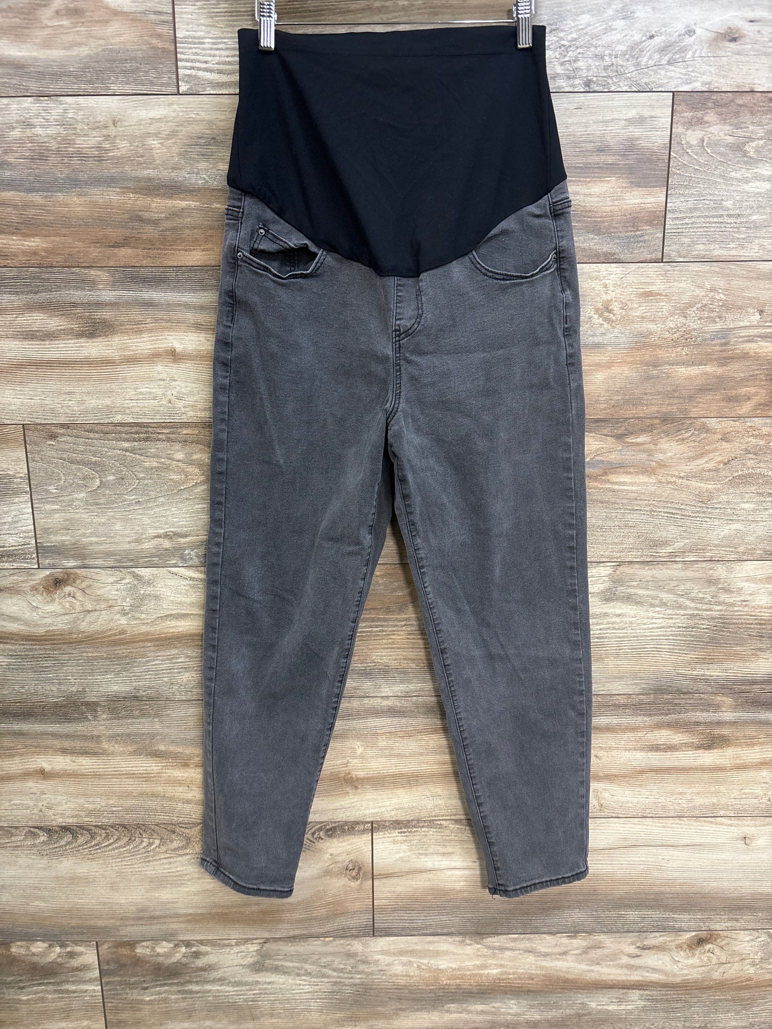 Maternity Full Panel Jeans Grey sz Large