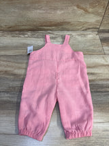 NEW Old Navy Scallop-Trim Overalls Pink sz 0-3m