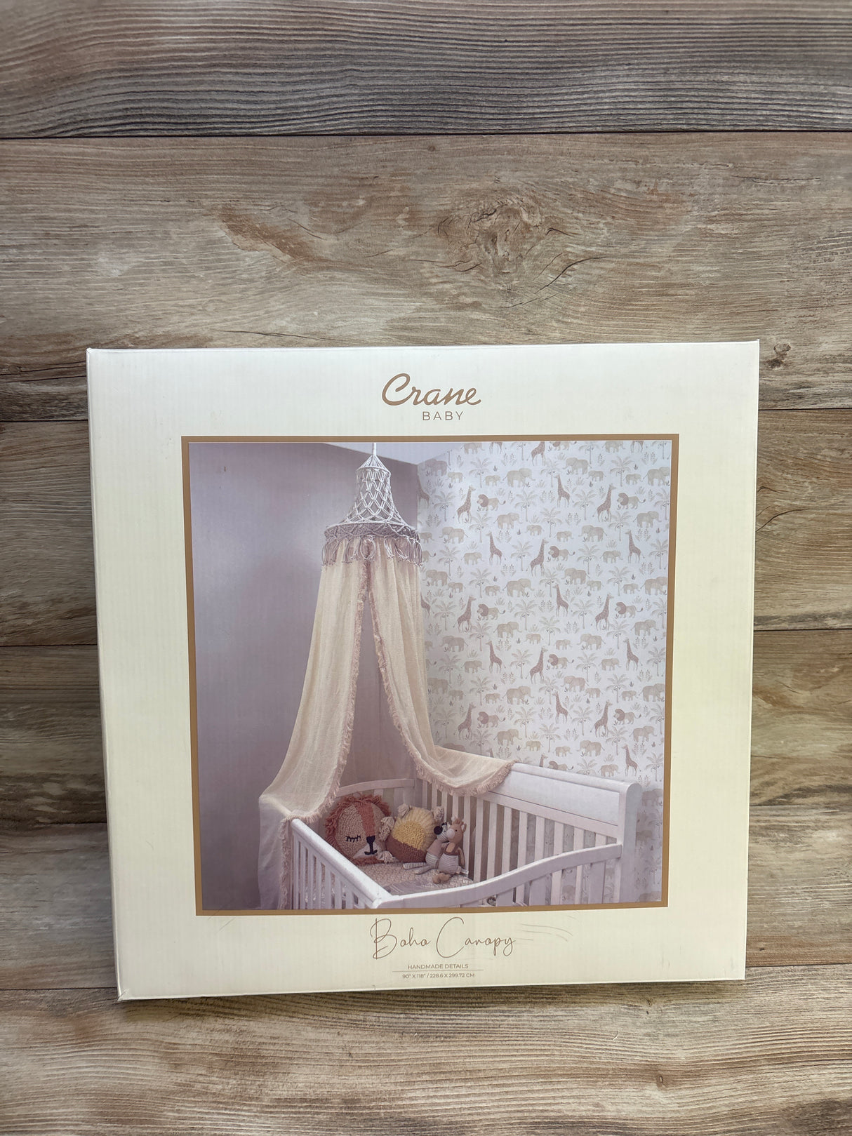 NEW Crane Baby Boho Crib Canopy Macrame