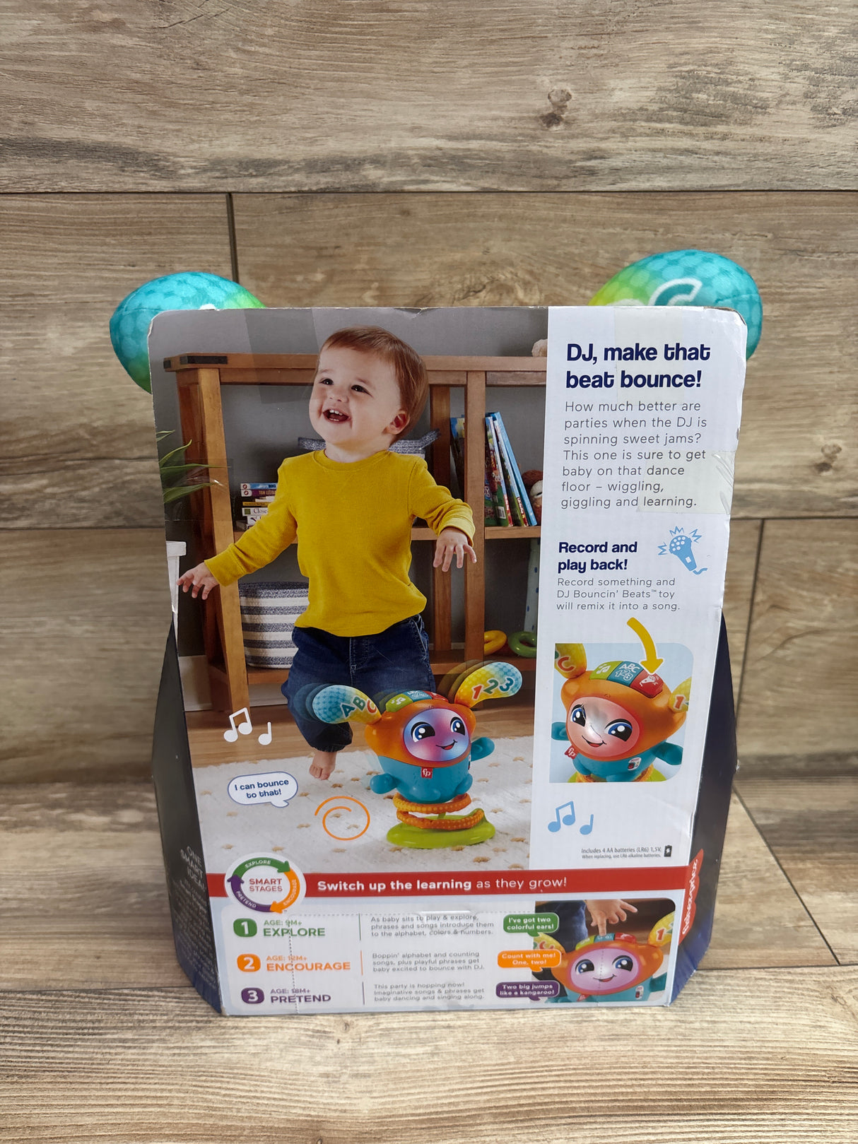 NEW Fisher Price DJ Bouncin' Beats Interactive Musical Learning Toy