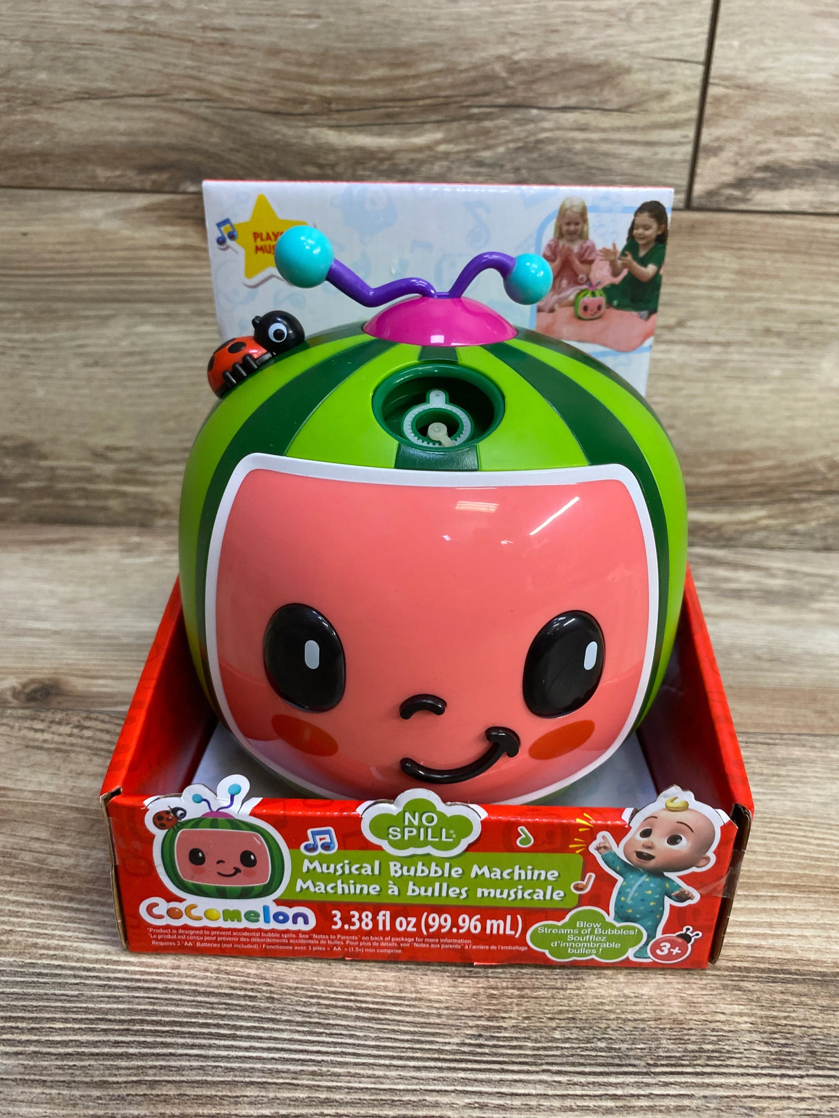 NEW Cocomelon Musical Bubble Machine