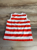 Carter's Striped Tank Top White sz 24m