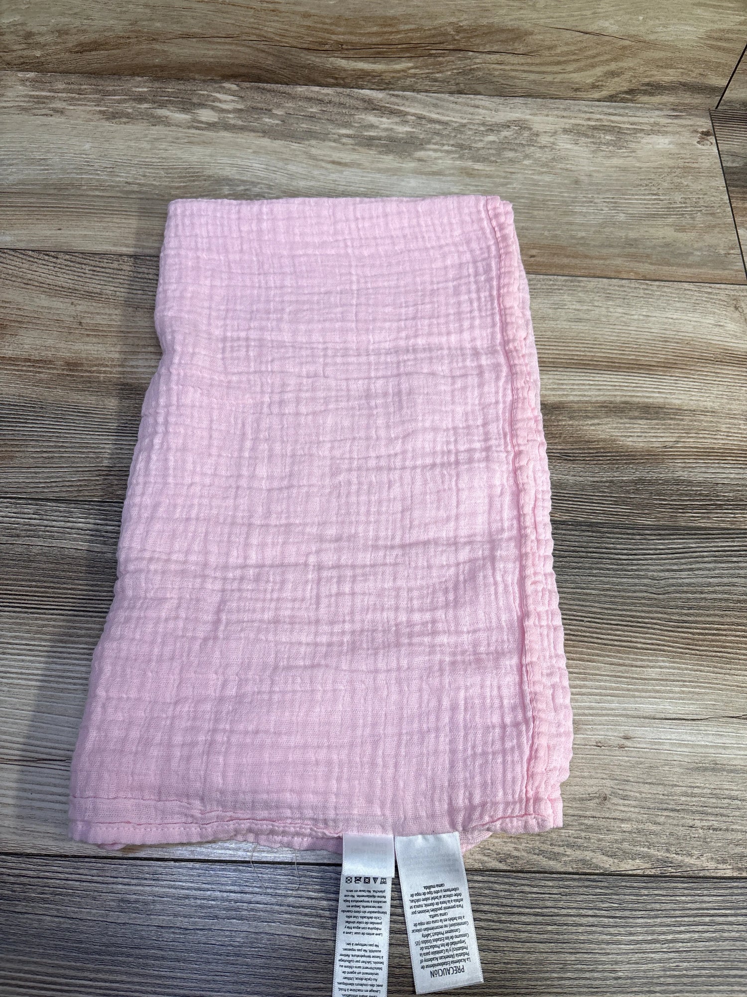 Little Me Muslin Swaddle Blanket Pink 36x40''