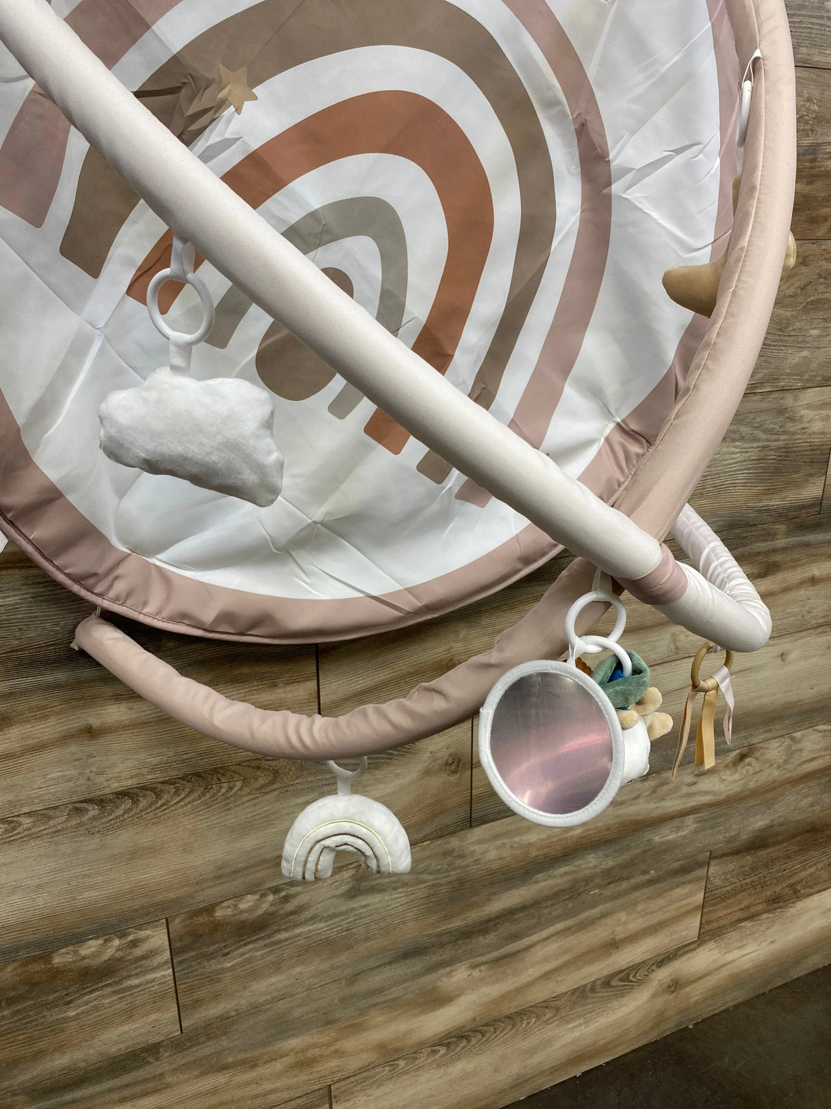 NEW Beige Rainbow Tummy Time Mat - Me n Mommy To Be