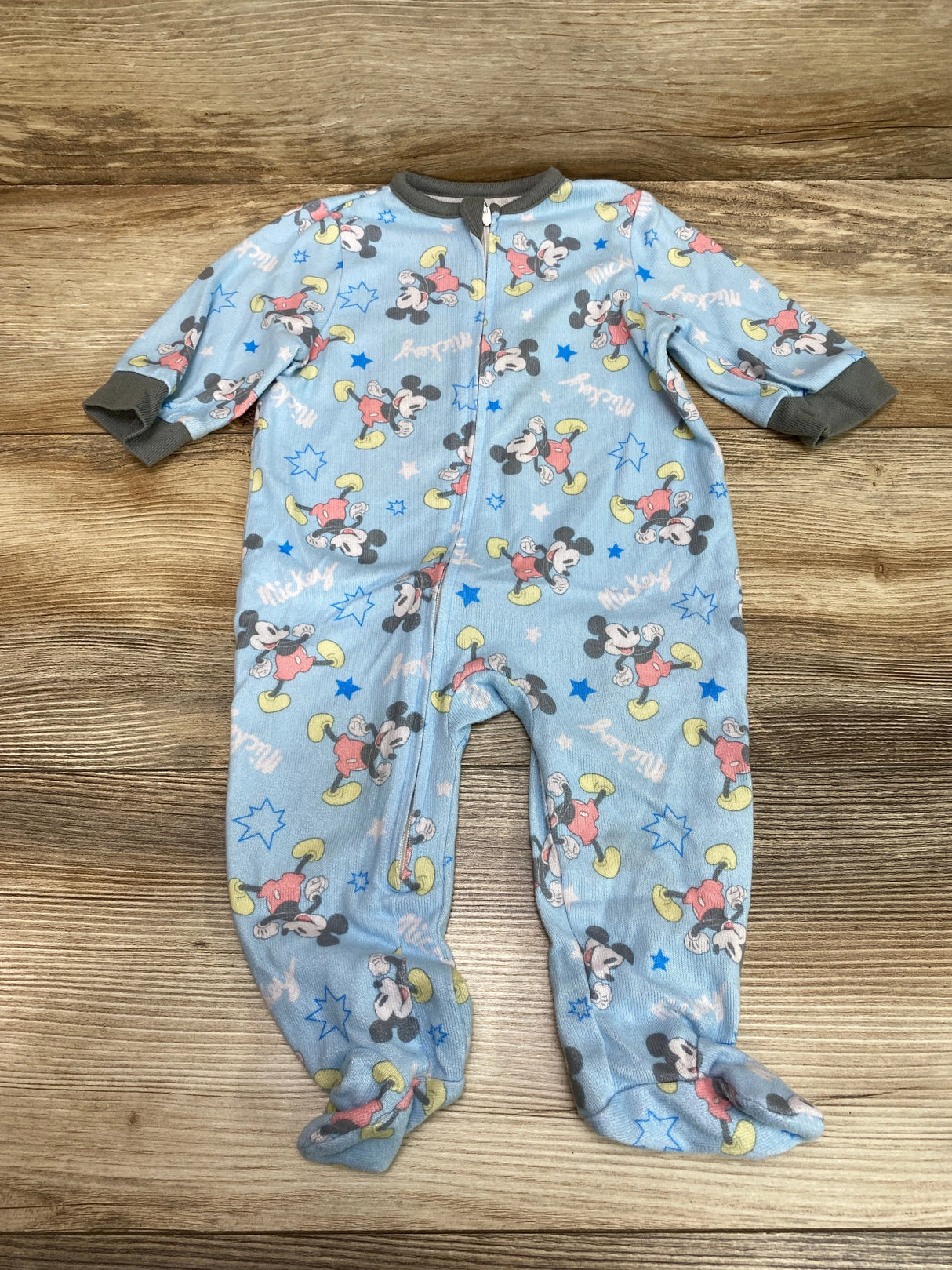 Disney Baby Mickey Mouse Sleeper Blue sz 0-3m