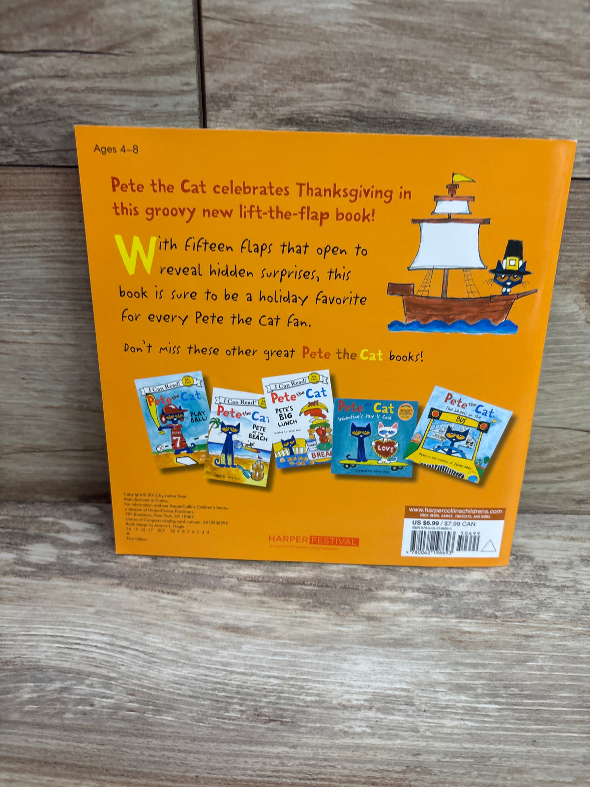 Pete the Cat: The First Thanksgiving Paperback Book