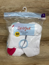 NEW Cat & Jack 10pk Low-Cut Socks sz Medium 9c-2.5Y